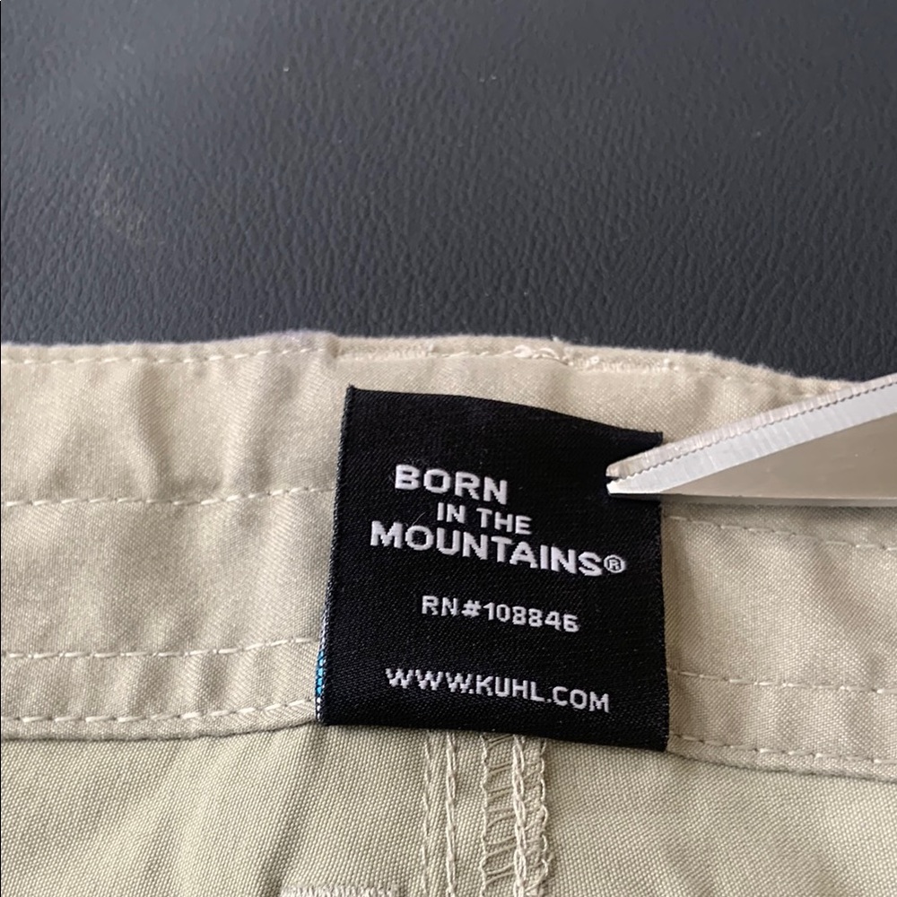 KÜHL Convertible Hiking Cargo Pants Zip Off Trail Travel Outdoor Tan Women’s 12 - Picture 4 of 15